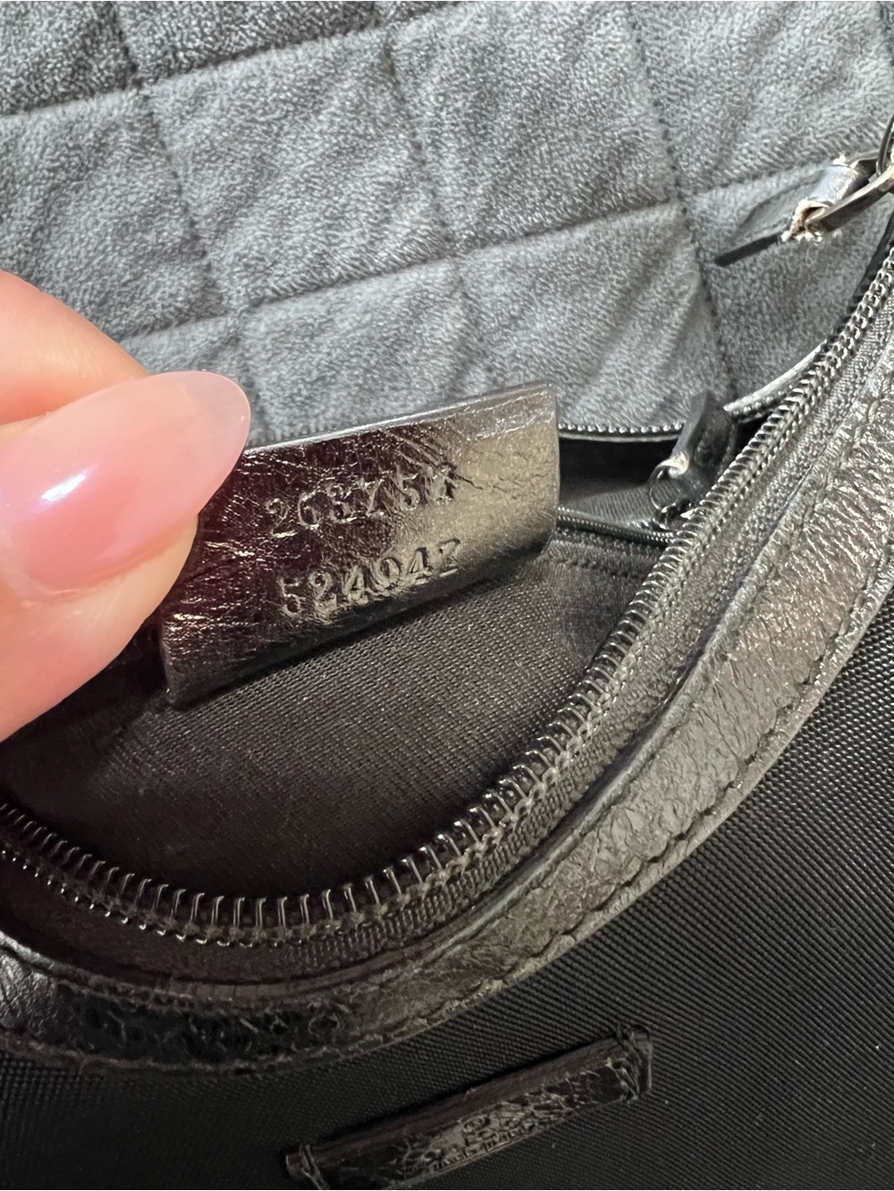 Gucci Shoulder Bag Vintage Small Black Mini 90s style y2k - Picture 13 of 15